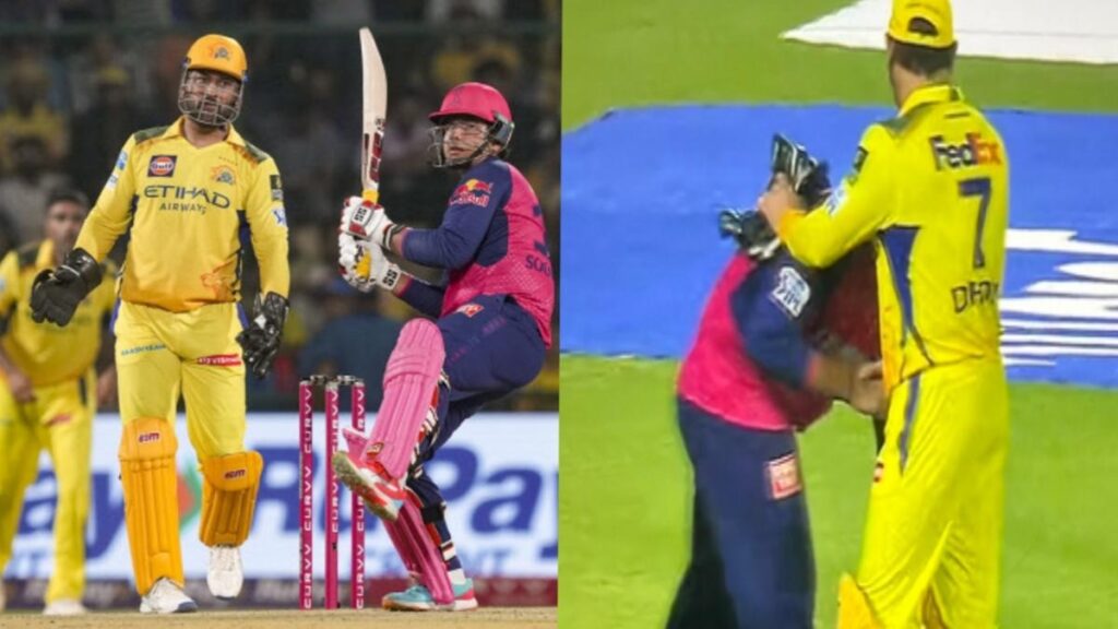 ಕಾಲಿಗೆ ಬಿದ್ದ ವೈಭವ್, Dhoni ರಿಯಾಕ್ಷನ್ ಹೇಗಿತ್ತು?