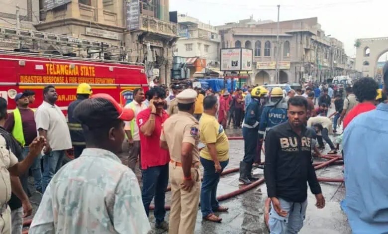 Charminar ಬಳಿ ಅಗ್ನಿಅವಘಡ : 17 ಮಂದಿ ಸಜೀವ ದಹನ, 30 ಜನರಿಗೆ ಗಂಭೀರ ಗಾಯ
