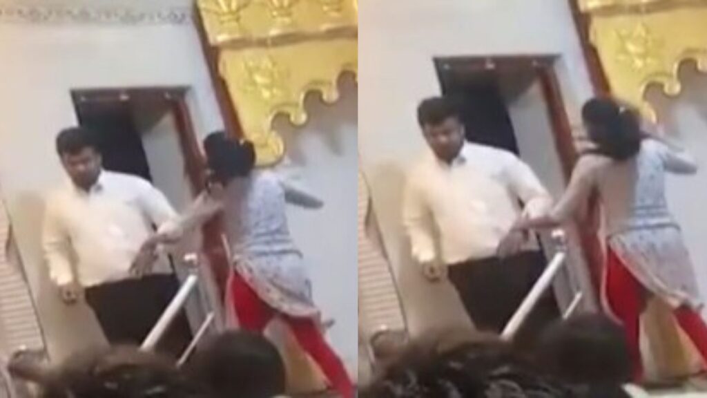 Chitradurga Wedding Incident : 2ನೇ ಮದ್ವೆಯಾಗ್ತಿದ್ದ ಗಂಡನಿಗೆ ಹೆಂಡ್ತಿಯಿಂದ ಮಂಟಪದಲ್ಲೇ ಗೂಸಾ..!
