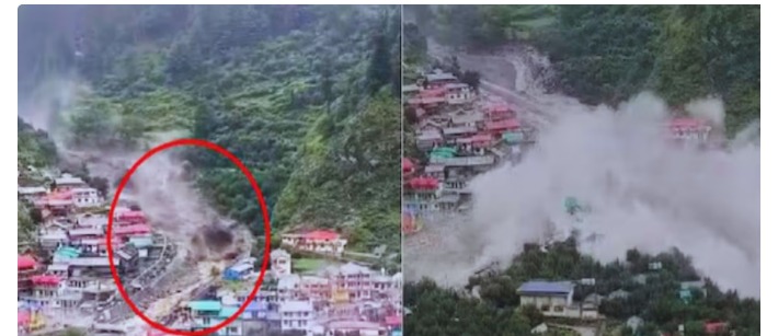 ಉತ್ತರಕಾಶಿಯ ಧರಾಲಿಯಲ್ಲಿ ಮೇಘಸ್ಪೋಟ : ಪ್ರವಾಹಕ್ಕೆ ಸಾವಿರಾರು ಮನೆಗಳು ಉಡೀಸ್!