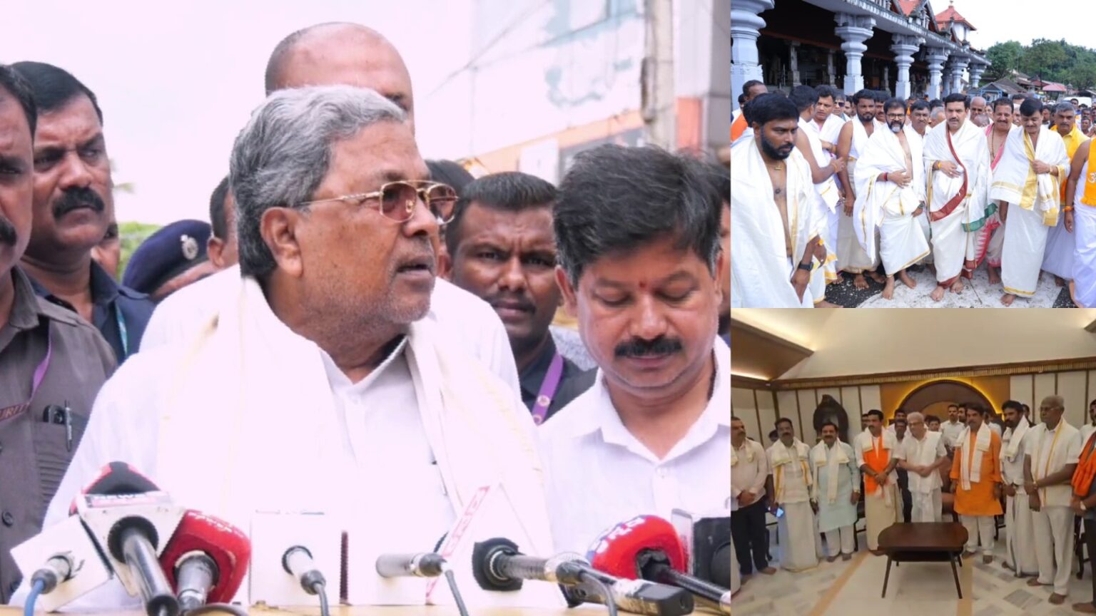 ಬಿಜೆಪಿಯವರು ಸೌಜನ್ಯ ಪರನಾ? ವೀರೇಂದ್ರ ಹೆಗ್ಗಡೆ ಪರನಾ..? ಬಿಜೆಪಿಗೆ ಸಿದ್ದರಾಮಯ್ಯ ಕೌಂಟರ್!