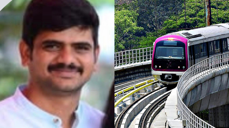 ಮೆಟ್ರೋ ಹಳಿಗೆ ಹಾರಿದ್ದ ವ್ಯಕ್ತಿ ಸಾವು!