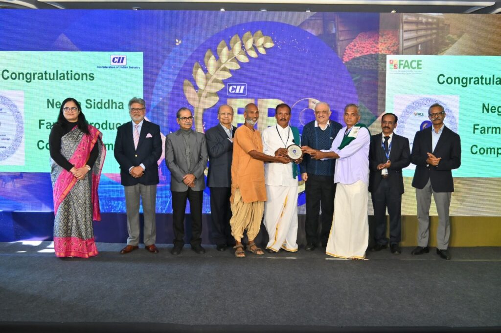 ಕೊರಟಗೆರೆ ʼನೇಗಿಲ ಸಿದ್ಧ ಎಫ್ಪಿಓʼ ಸಿಐಐ ಎಫ್ಪಿಓ-2025 ಪ್ರಶಸ್ತಿಗೆ ಭಾಜನ